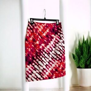 Worthington‎ Size 4 Cheerful Pencil Skirt Abstract Multicolor New Read